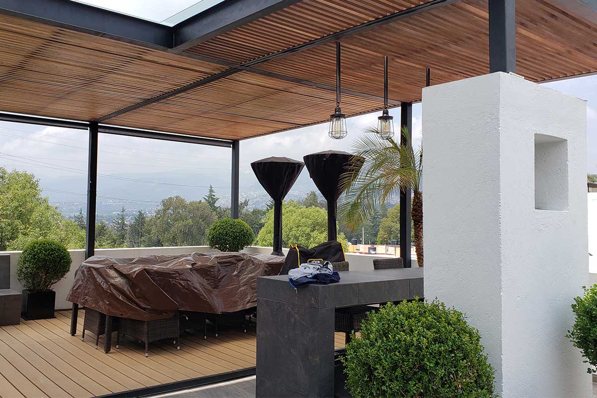 Diseño y construcción de roof garden CDMX