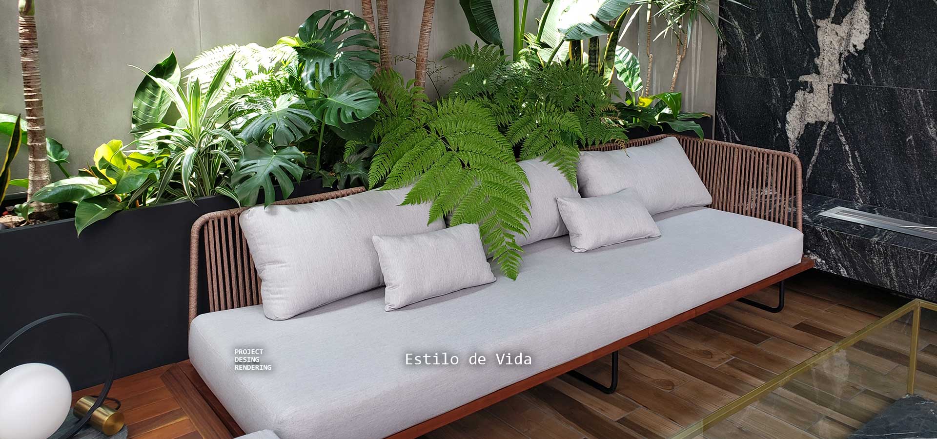Diseño del paisaje roof garden en colonia Roma 